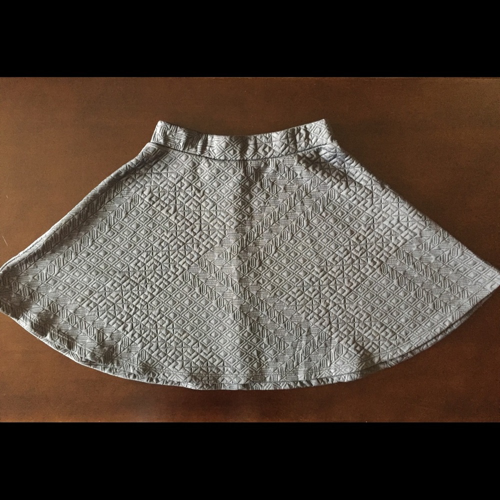 High waisted skater skirt